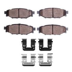 DFC Rear Active Performance Brake Pads & Hardware Kit Subaru BRZ 2013-2015 | 1115-1114-01