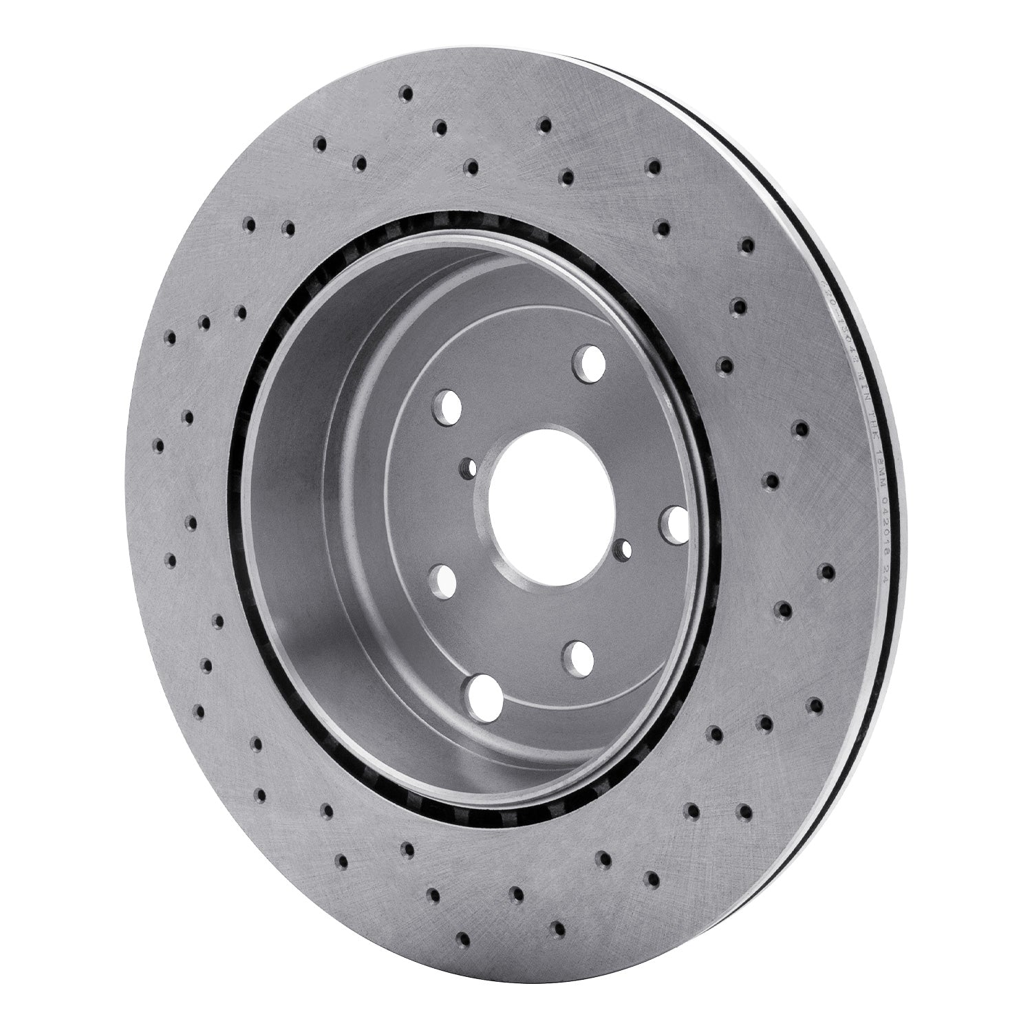 DFC Drilled Brake Rotor - 2018-2025 Subaru WRX STI Rear | 620-13042
