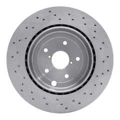 DFC Drilled Brake Rotor - 2018-2025 Subaru WRX STI Rear | 620-13042