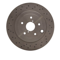 DFC Drilled Brake Rotor - 2018-2025 Subaru WRX STI Rear | 620-13042