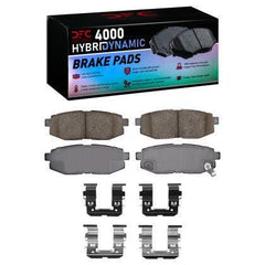 DFC Rear GeoSPEC Coated Blank Rotors & DFC 4000 HybriDynamic Brake Pads w/ Hardware Subaru WRX 2022-2026 w/ Manual Parking Brake | 4812-13132