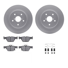 DFC Rear GeoSPEC Coated Blank Rotors & R1 Ceramic Brake Pads Subaru WRX 2016-2026 | WDWH1-13037