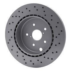 DFC Rear GeoSPEC Coated Drilled Brake Rotor Subaru STI 2018-2021 | 624-13042