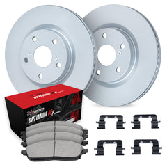 DFC Rear GeoSPEC Plain Rotors & R1 Optimum OE Brake Pads Subaru WRX 2016-2026 | WDUH1-13073