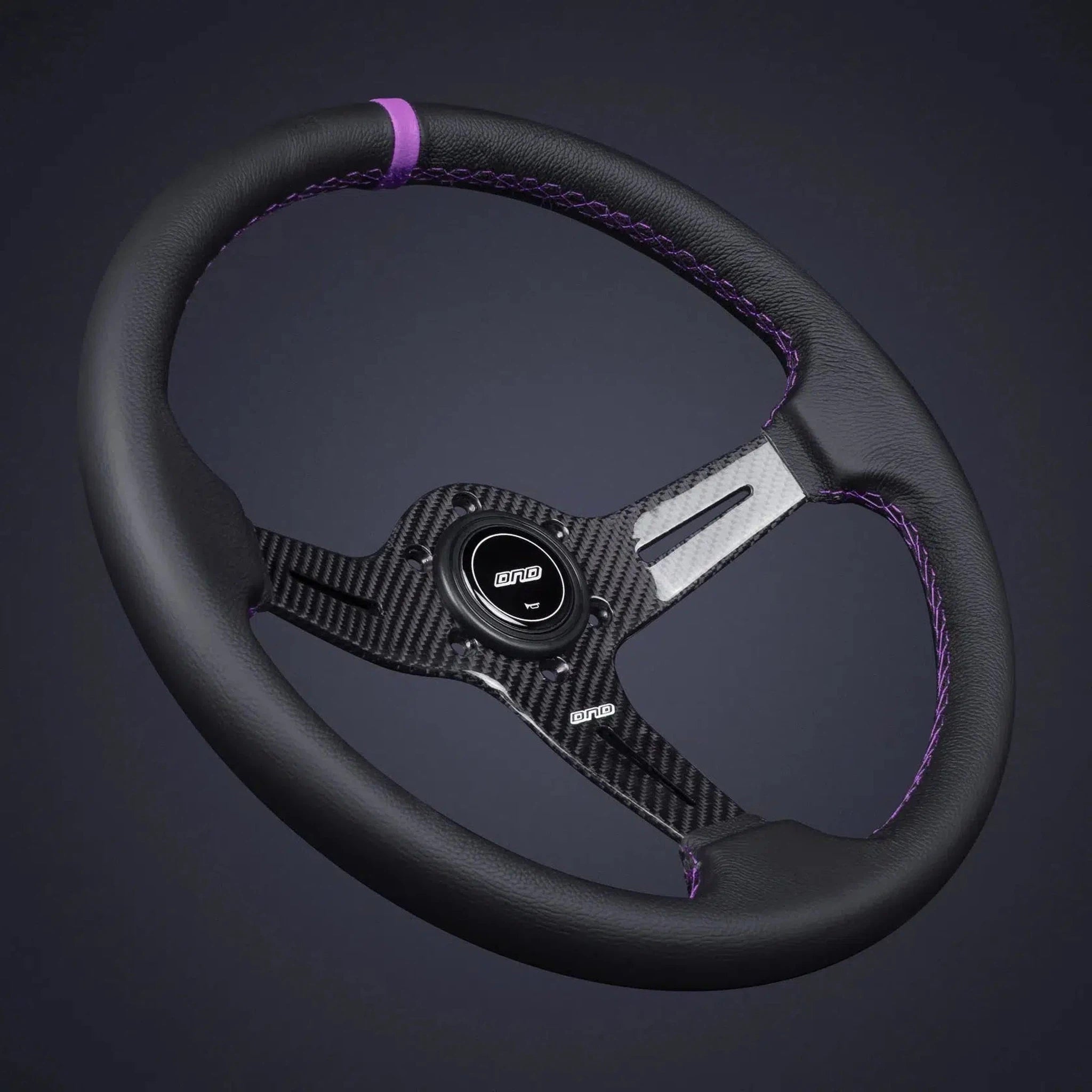 thumbnail image 2 of OMP Velocita Superleggero Suede Leather 350mm Diameter Steering Wheel Black 2 of 12