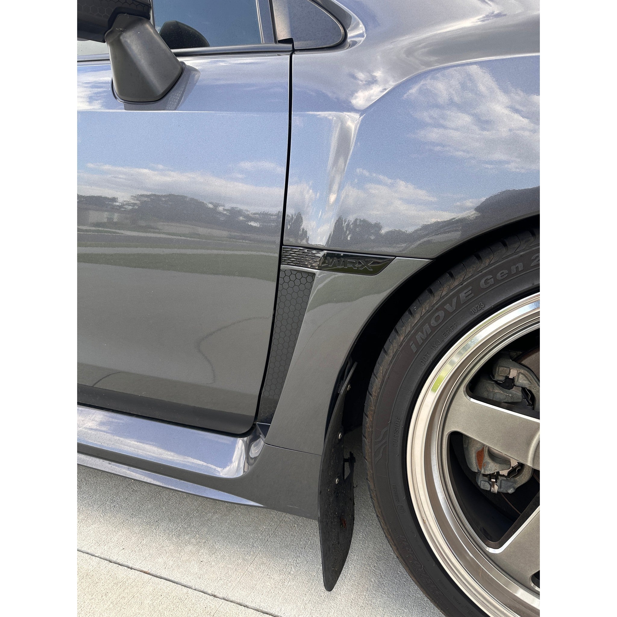 DTC 2015-2021 WRX/STI Carbon Fiber Lower Fender Vent Vinyl Overlays (Pair)