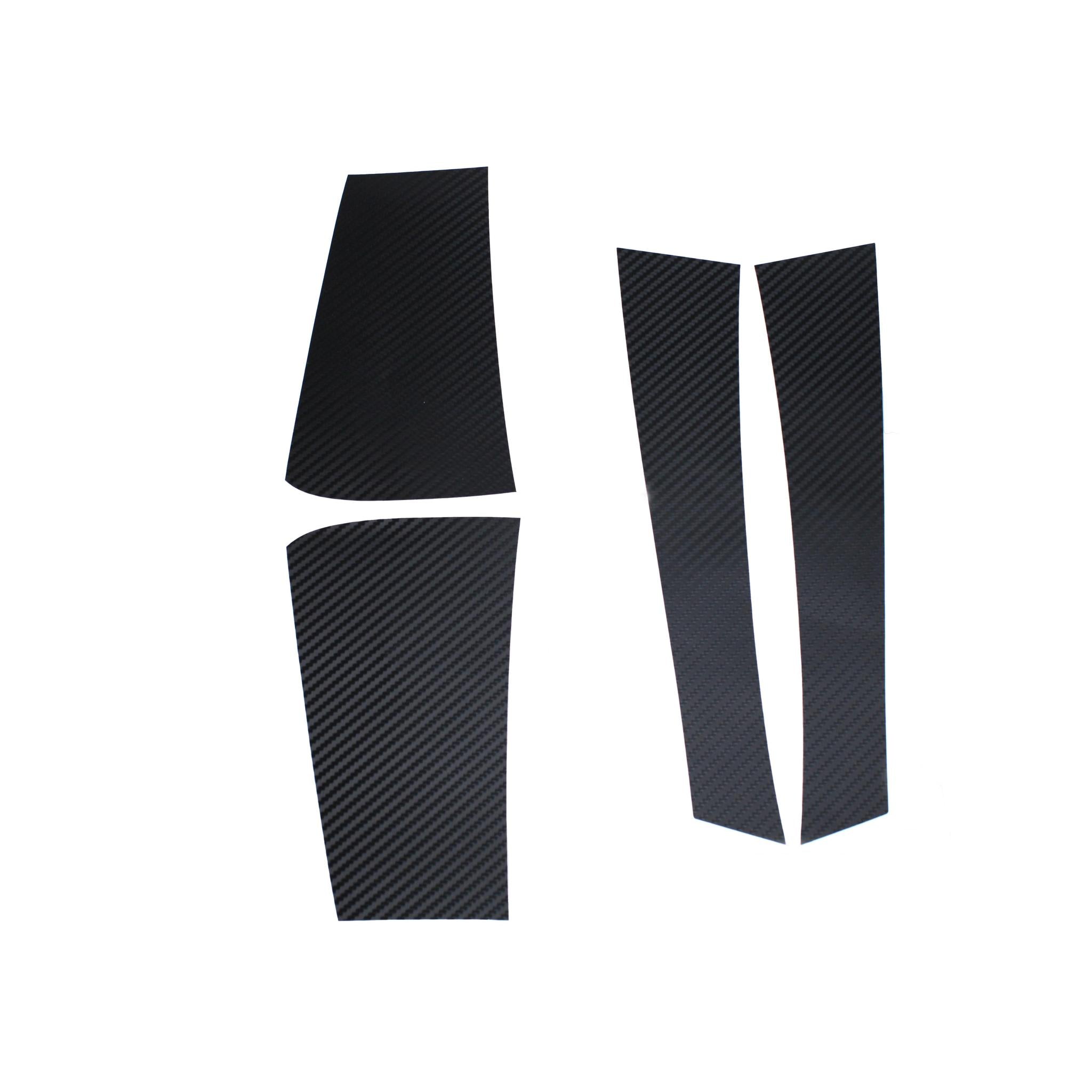 DTC 2015-2021 WRX/STI Carbon Fiber Upper & Lower Fender Vent Vinyl Overlays