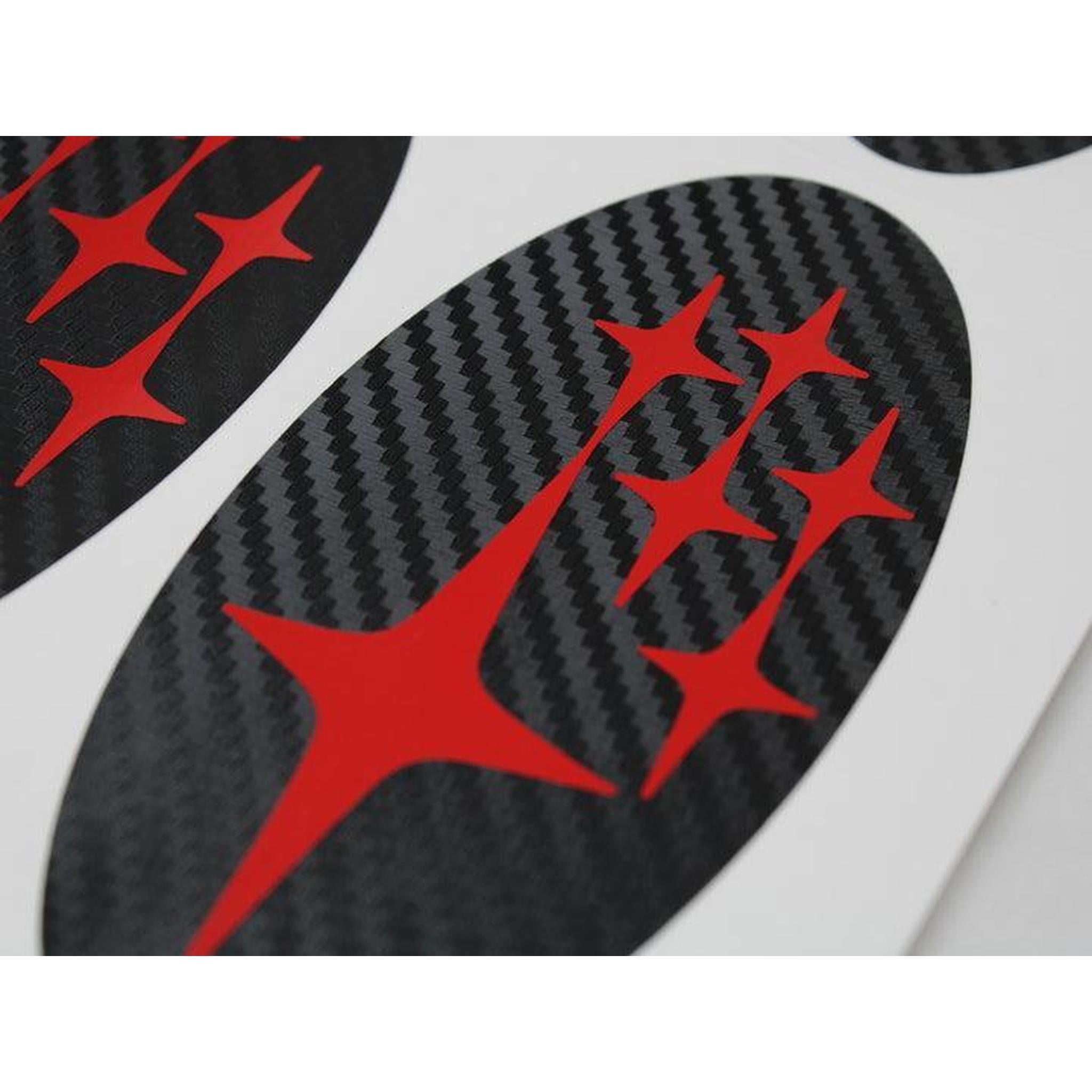 DTC Carbon Emblem Overlays Non-Sport Grille Hatch Subaru WRX 08-14 / STI 08-14
