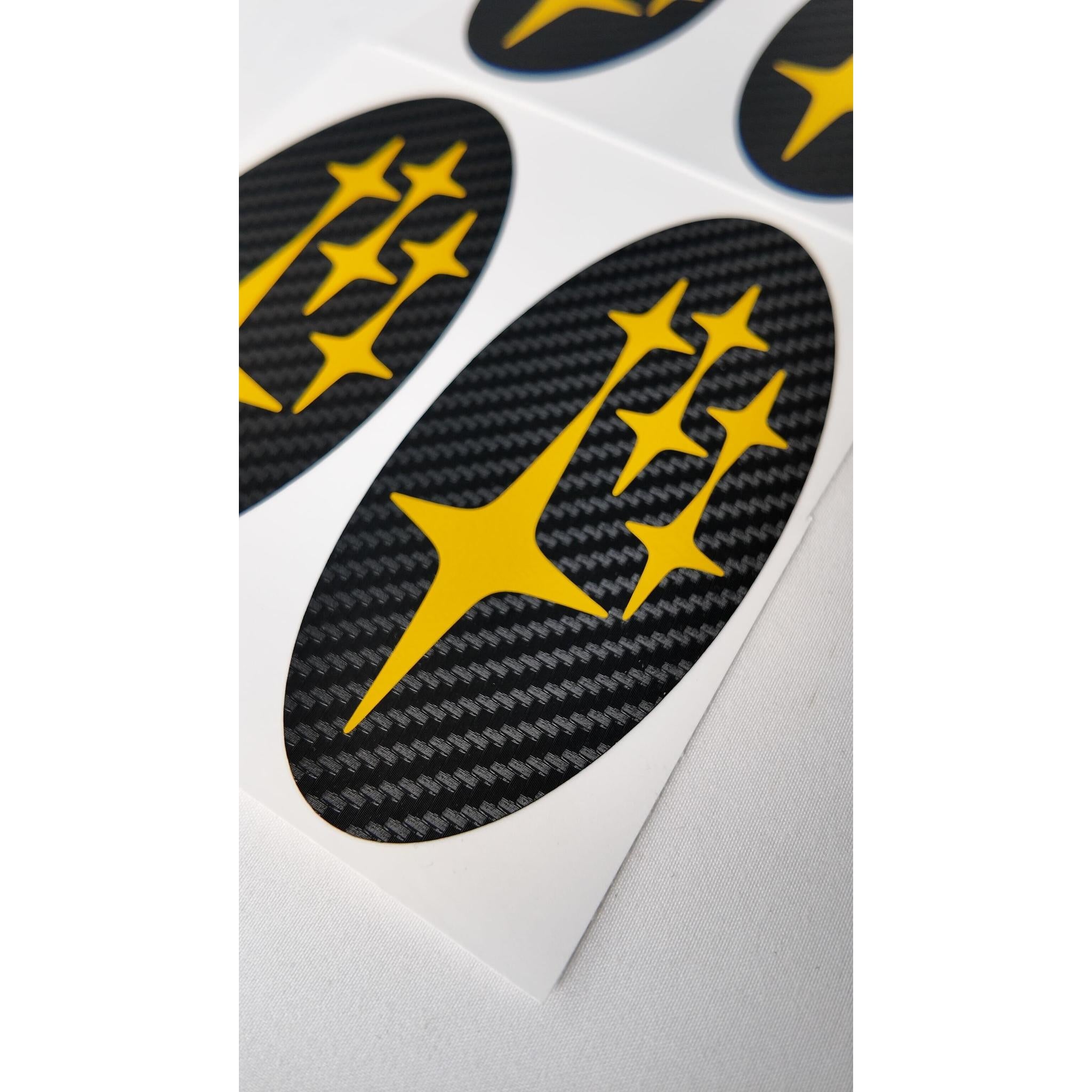 DTC Carbon Emblem Overlays Non-Sport Grille Hatch Subaru WRX 08-14 / STI 08-14
