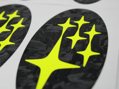 DTC Carbon Emblem Overlays Non-Sport Grille Hatch Subaru WRX 08-14 / STI 08-14