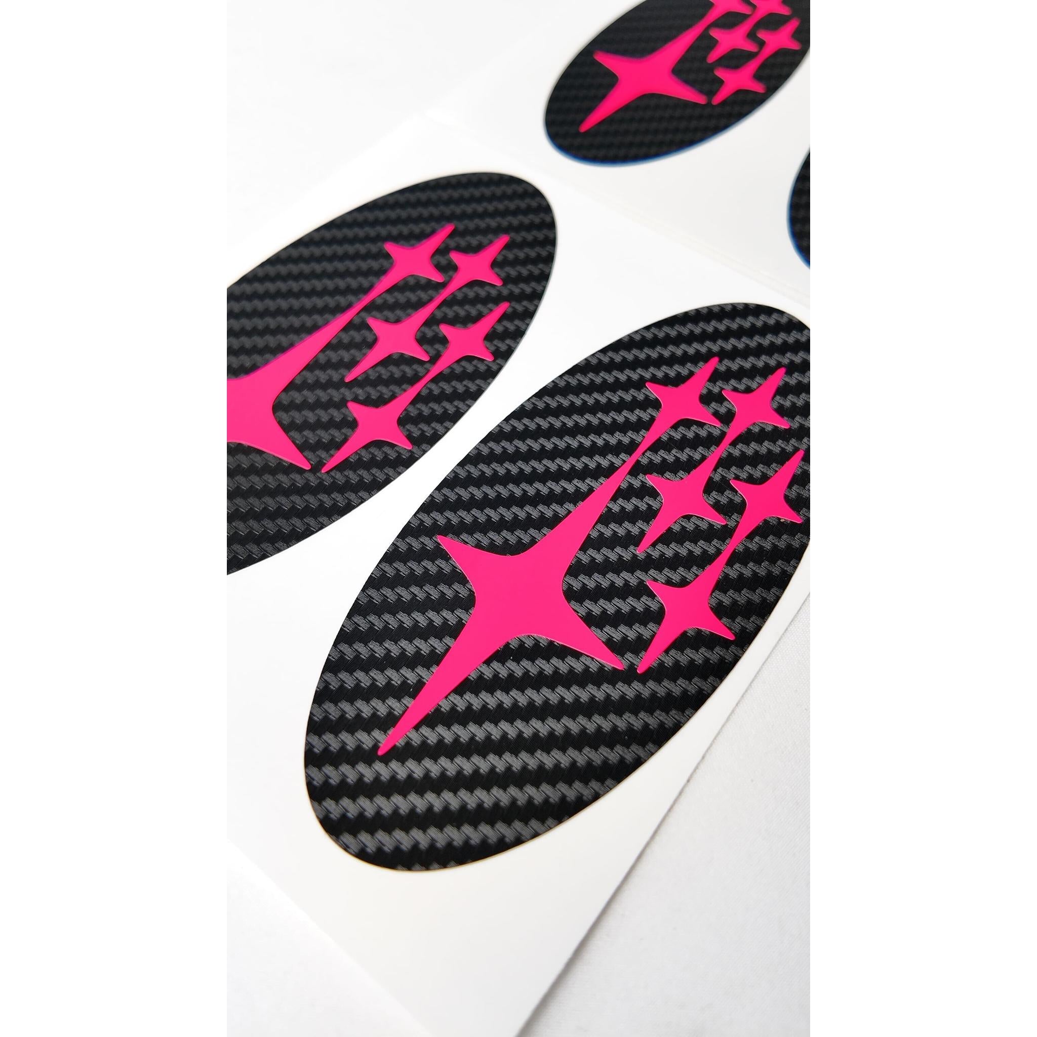 DTC Carbon Emblem Overlays Non-Sport Grille Hatch Subaru WRX 08-14 / STI 08-14