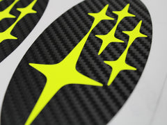 DTC Carbon Emblem Overlays Non-Sport Grille Hatch Subaru WRX 08-14 / STI 08-14