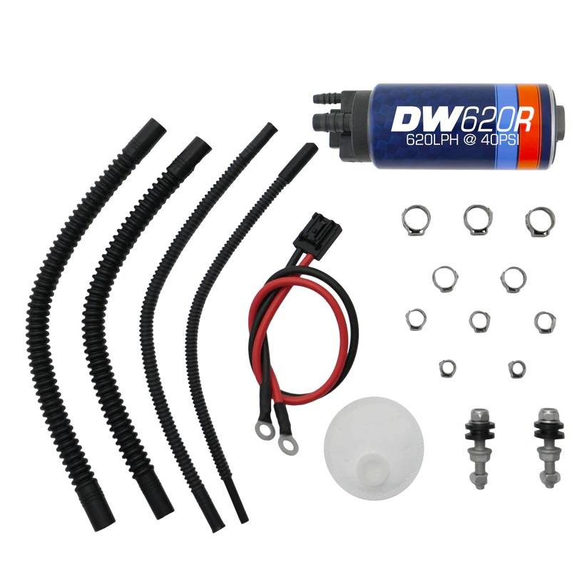 DeatschWerks DW620R Series 620lph In-Tank Fuel Pump w/ Universal Install Kit | 9-621-0600