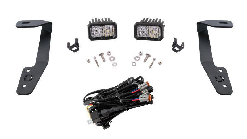 Diode Dynamics 18-21 Subaru Crosstrek Stage Series 2in LED Ditch Light Kit - Pro White Combo | DD6564