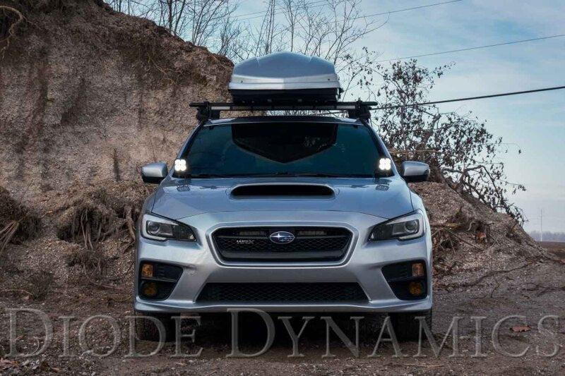 Diode Dynamics C2 Pro Stage Series 2in LED Ditch Light Kit White Combo Subaru WRX / STI 2015-2021 | DD6618