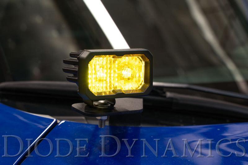 Diode Dynamics C2 Pro Stage Series 2in LED Ditch Light Kit White Combo Subaru WRX / STI 2015-2021 | DD6618