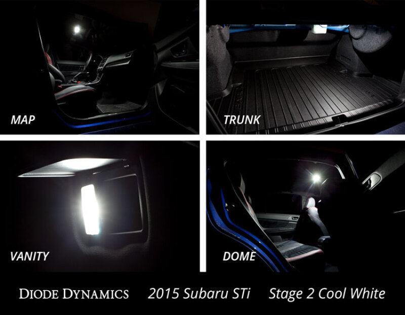 Diode Dynamics Interior Light Kit Stage 1 Cool White Subaru WRX / STI 2015-2021 | DD0266