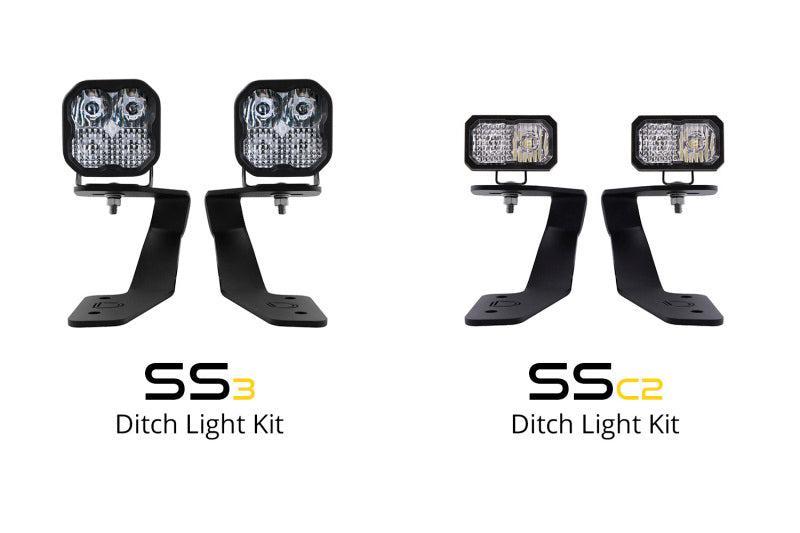 Diode Dynamics Pro SS3 LED Ditch Light Kit White Combo Subaru Crosstrek 2018-2023 | DD6560