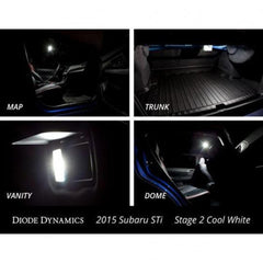 Diode Dynamics Stage 2 Cool White LED Interior Lighting Kit Subaru WRX / STI 2015-2026 | DD0267