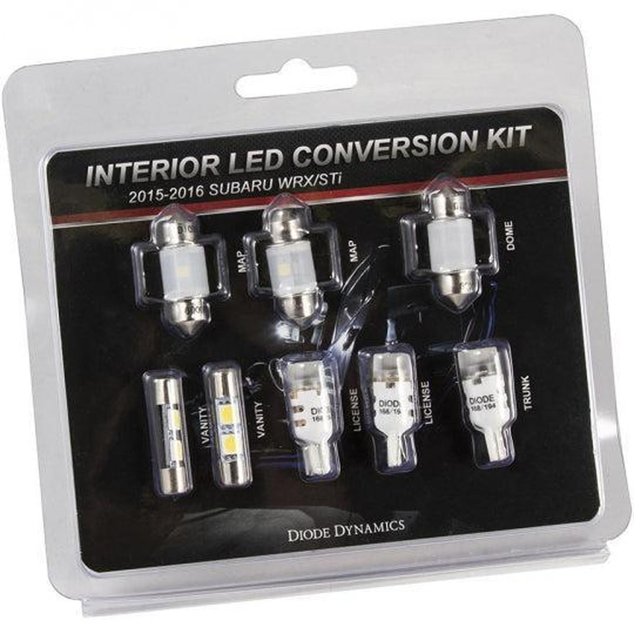 Diode Dynamics Stage 2 Cool White LED Interior Lighting Kit Subaru WRX / STI 2015-2026 | DD0267