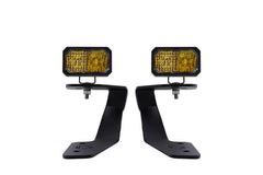 Diode Dynamics Stage C2 Pro Series 2in LED Ditch Light Kit Yellow Pro Combo Subaru Crosstrek 2018-2023 | DD6565