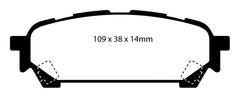 EBC Bluestuff Rear Brake Pads Subaru WRX 2003-2005 | DP51687NDX