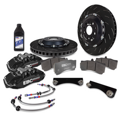 EBC Racing Black 6-Piston 355mm Rotors Apollo Front Big Brake Kit 2002-2014 WRX / 2004-2021 STI / 1993-2007 Impreza| BBK054BLK-1