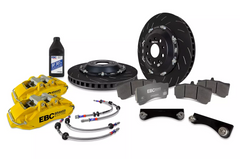 EBC Racing Yellow 6-Piston 355mm Rotors Apollo Front Big Brake Kit 2002-2014 WRX / 2004-2021 STI / 1993-2007 Impreza | BBK054YEL-1