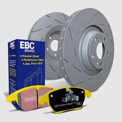 EBC S9 Yellowstuff Brake Pads and Gray USR Rotors Kit Rear Subaru WRX 2022-2026 | S9KR1731