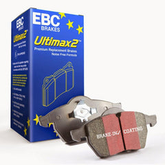 EBC Ultimax 2 OEM Replacement Front Brake Pad Set Subaru Crosstrek 2018-2023 | UD2045
