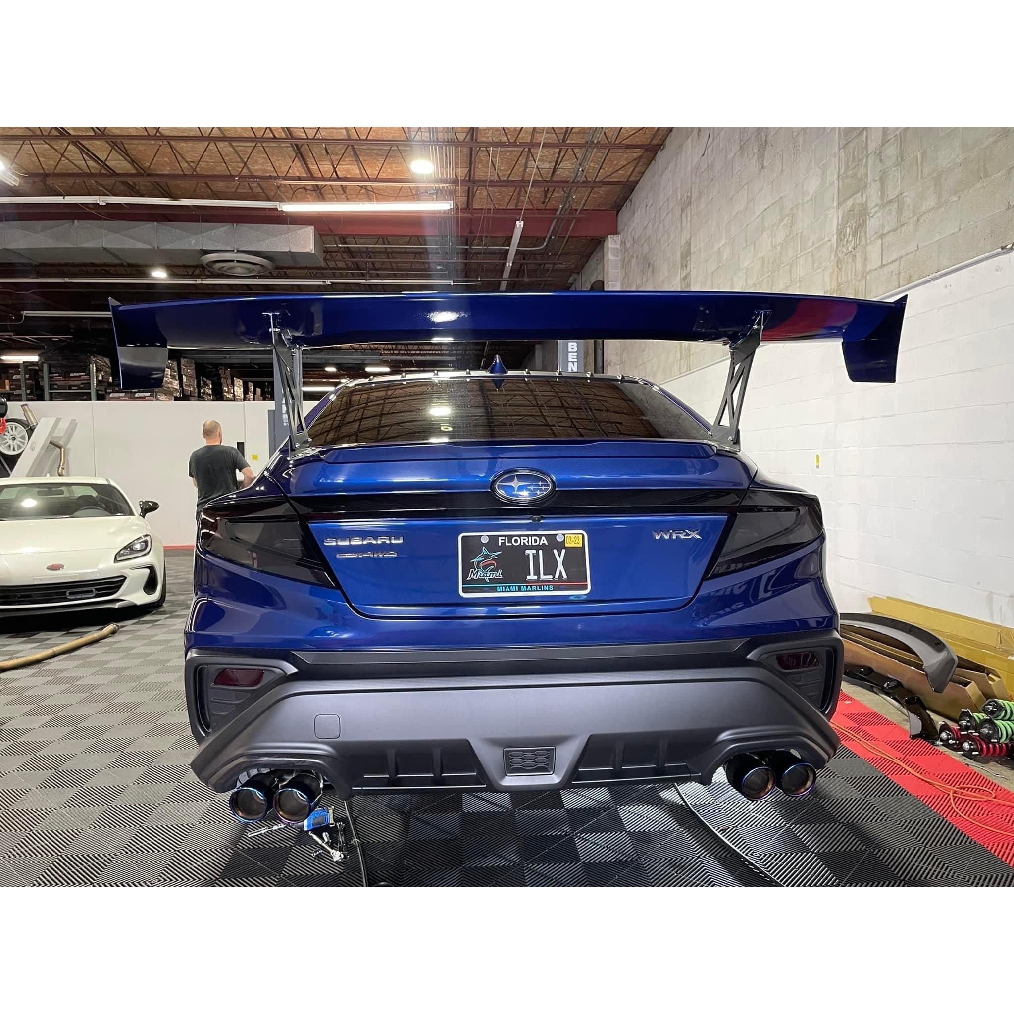 ETS Catback Exhaust Non-Resonated Blue Tips Subaru WRX 2022-2026 | 200-60-EXH-008