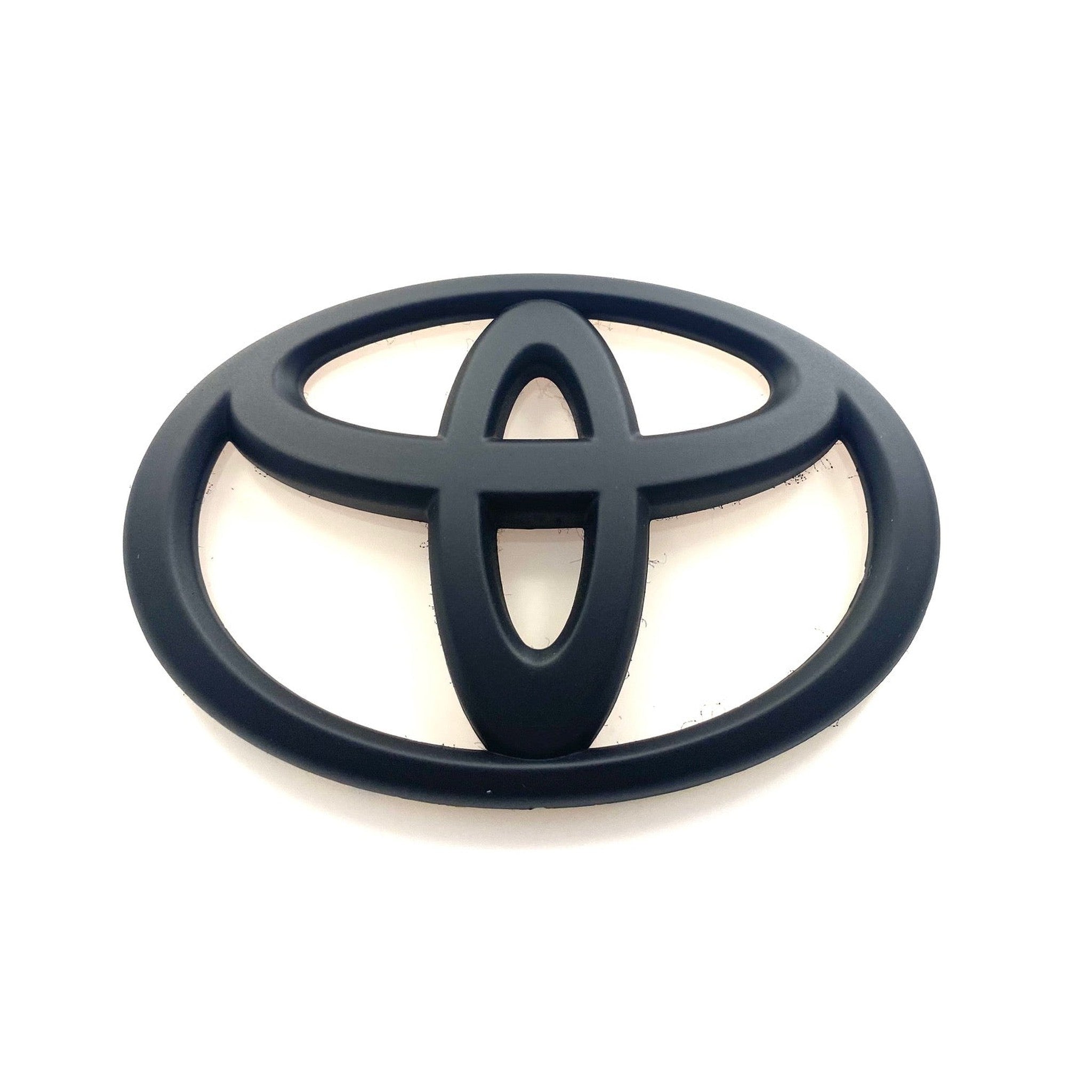 Emblems Only Front and Rear T-Logo Matte Black with Halo White Base Toyota GR86 22-26