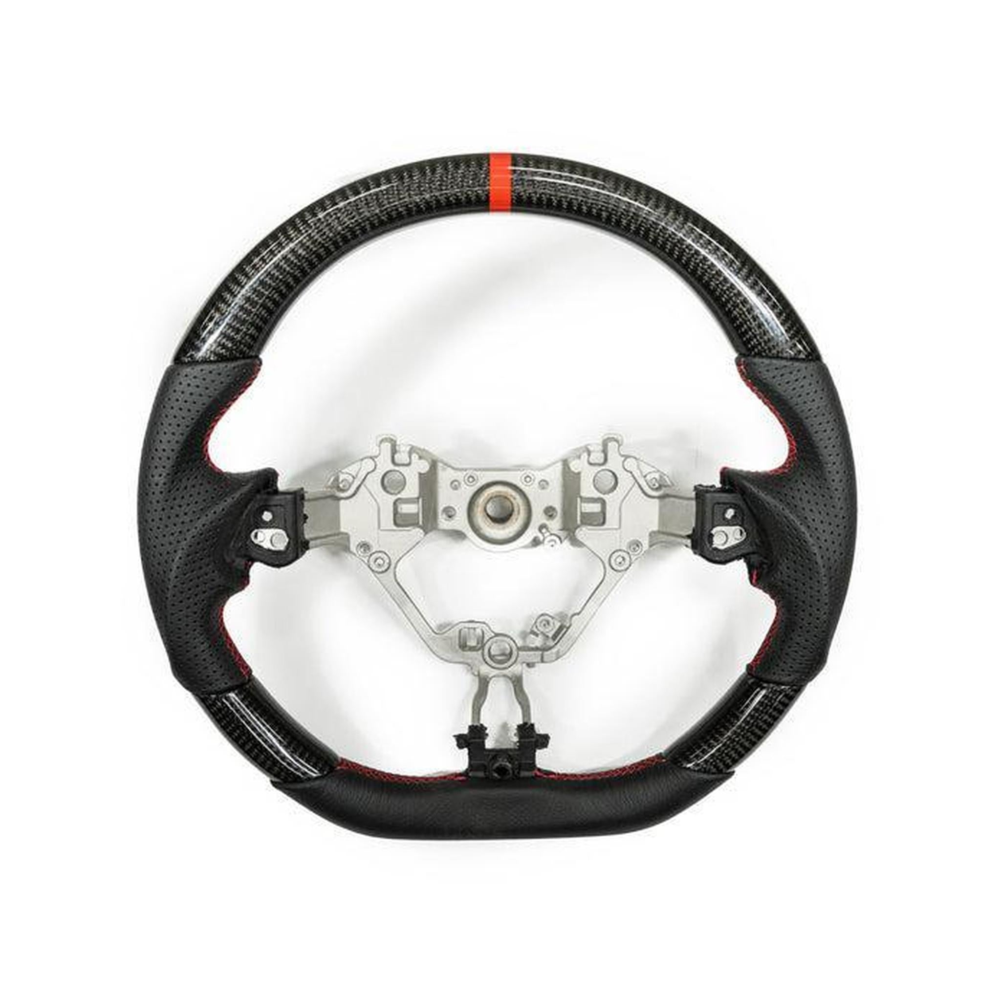 FactionFab Carbon Fiber / Leather Steering Wheel Subaru BRZ / Toyota 86 / GR86 2017-2026 | FFA1.10242.4