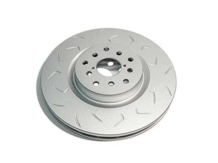 FactionFab Slotted Front Rotor V2 Dual Drilled 5x100/114 Subaru STI 2004-2017 | FFA1.10290.1