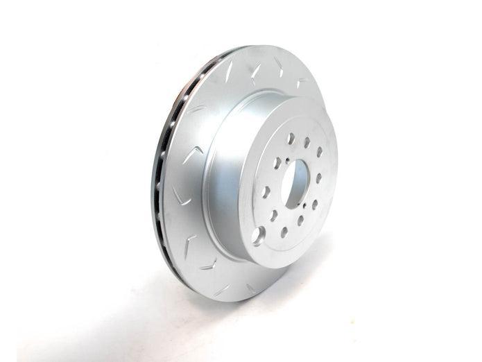 FactionFab Slotted Rear Rotor V2 Dual Drilled 5x100/114 Subaru STI 2004-2007 | FFA1.10291.1