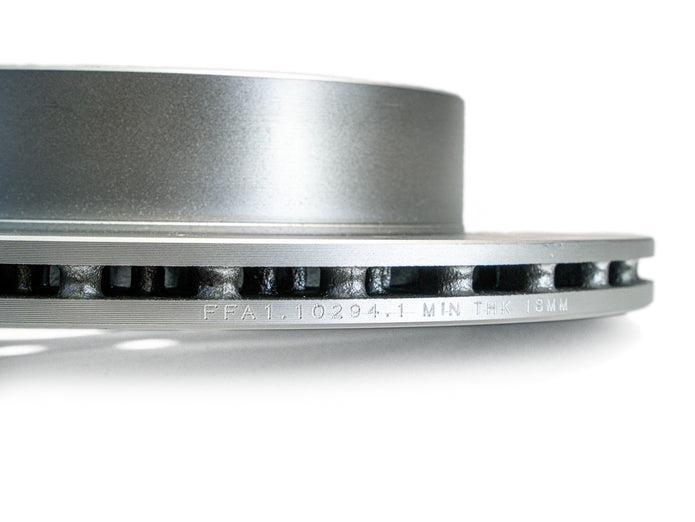 FactionFab Slotted Rear Rotor V2 Dual Drilled 5x100/114 Subaru STI 2008-2017 | FFA1.10294.1