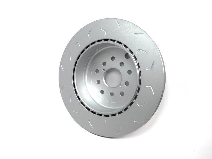 FactionFab Slotted Rear Rotor V2 Dual Drilled 5x100/114 Subaru STI 2018-2021 | FFA1.10297.1