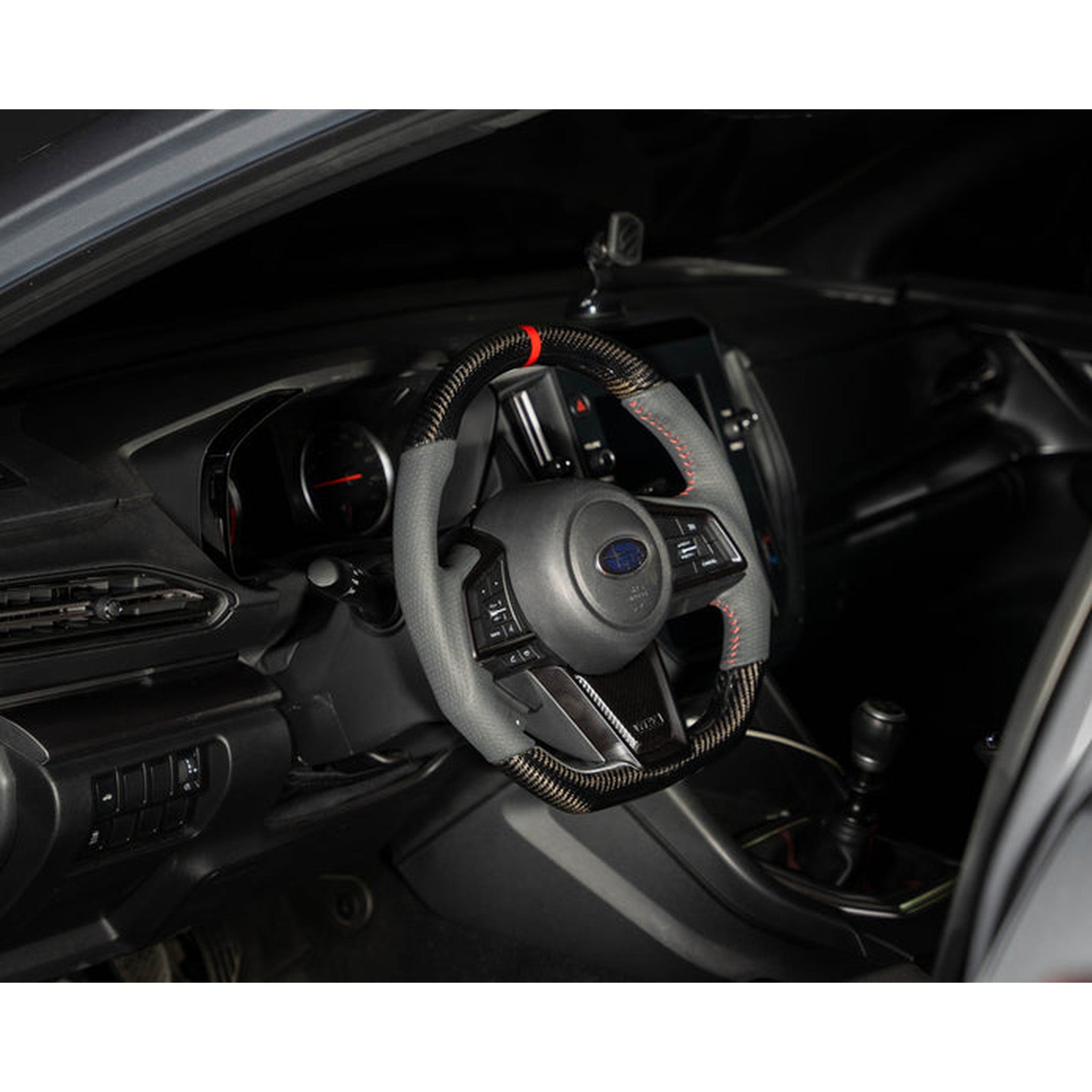 FactionFab Steering Wheel Carbon and Leather WRX 2022-2026 | 1.10247.4