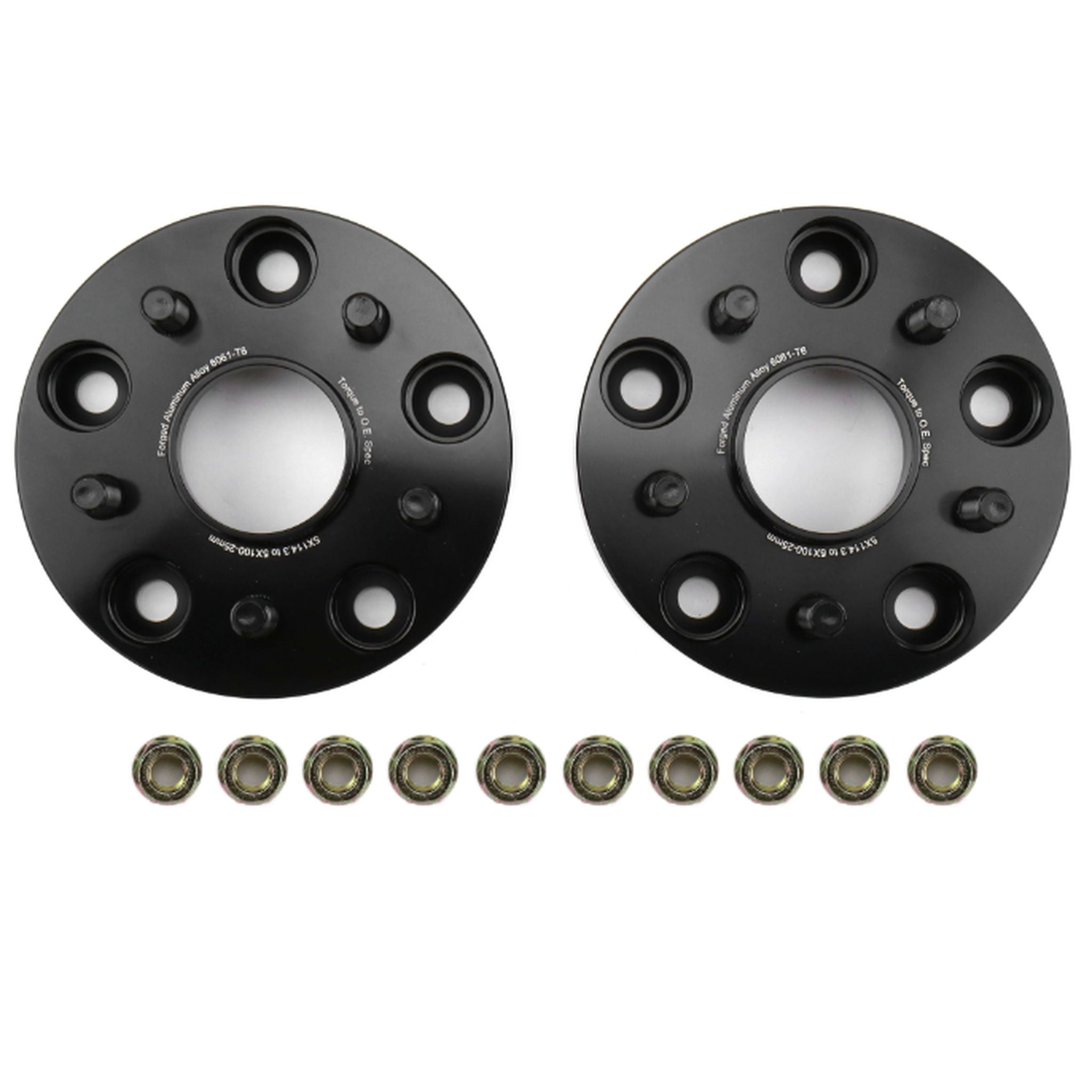 FactionFab Subaru 5X114.3 to 5X100 25mm Wheel Spacer Conversion Set 2015-2021 Subaru STI / 2015-2026 WRX | 1.10216.4