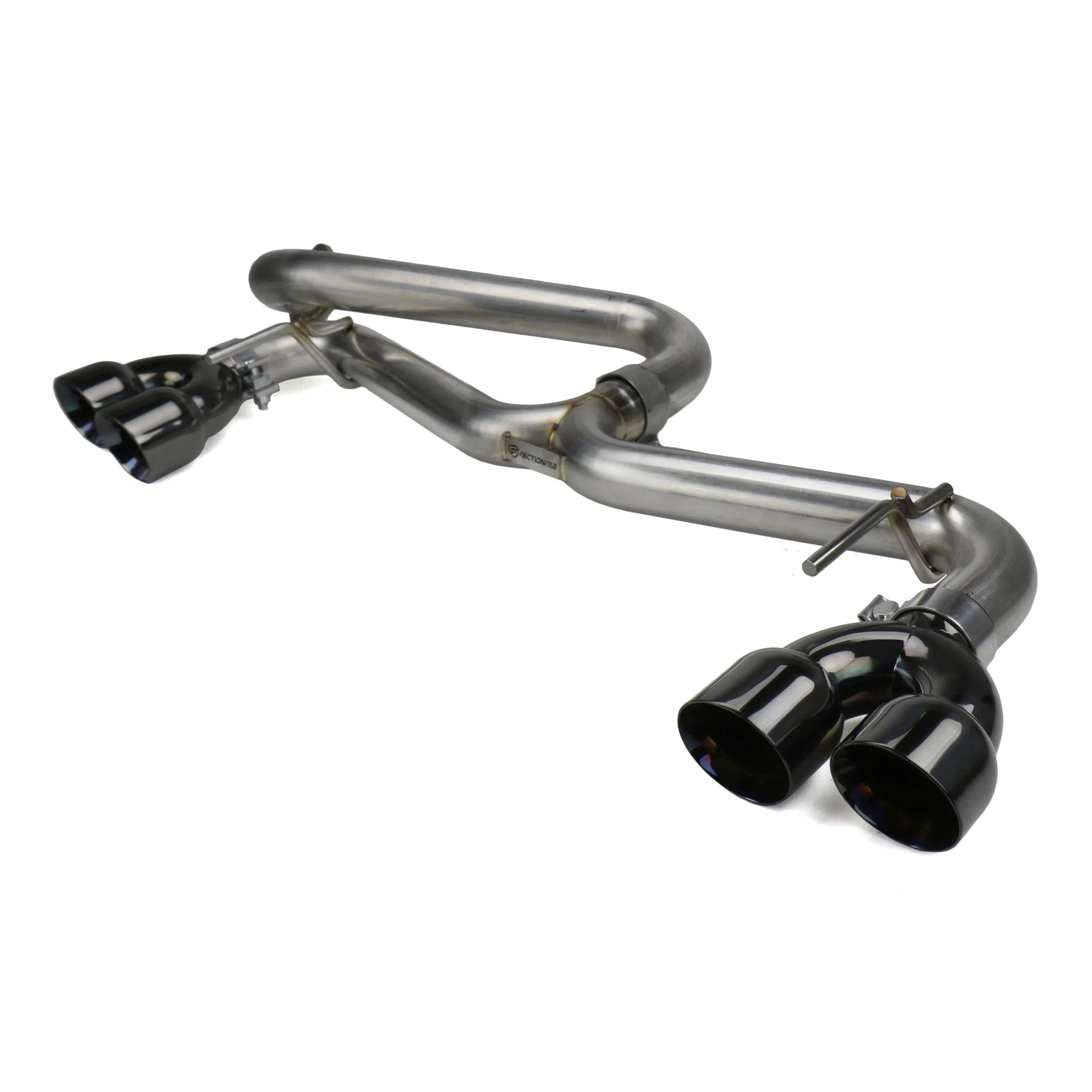 FactionFab Subaru Axle Back Exhaust 11-14 WRX / 08-14 STI Hatchback w/ Black Tips | 1.10200.3