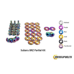Fast Turn Fittings Stage 1 Subaru BRZ (2013-2020) Titanium Partial Engine Bay Kit