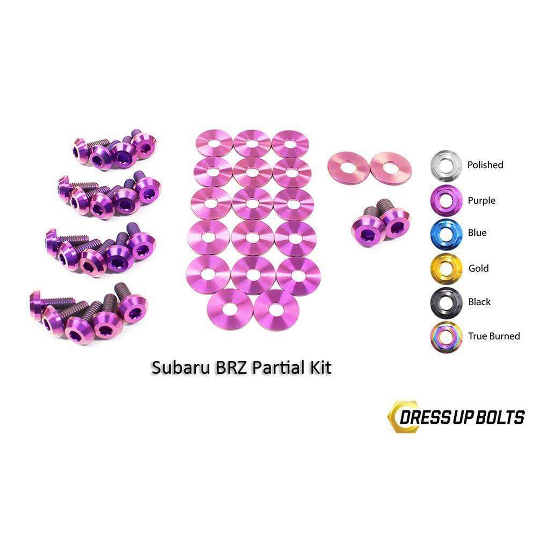 Fast Turn Fittings Stage 1 Subaru BRZ (2013-2020) Titanium Partial Engine Bay Kit