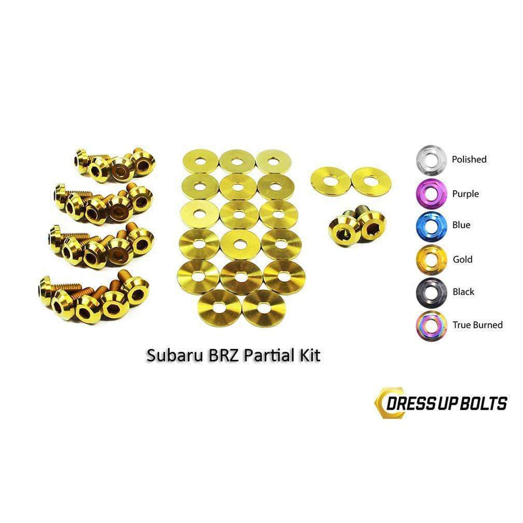 Fast Turn Fittings Stage 1 Subaru BRZ (2013-2020) Titanium Partial Engine Bay Kit