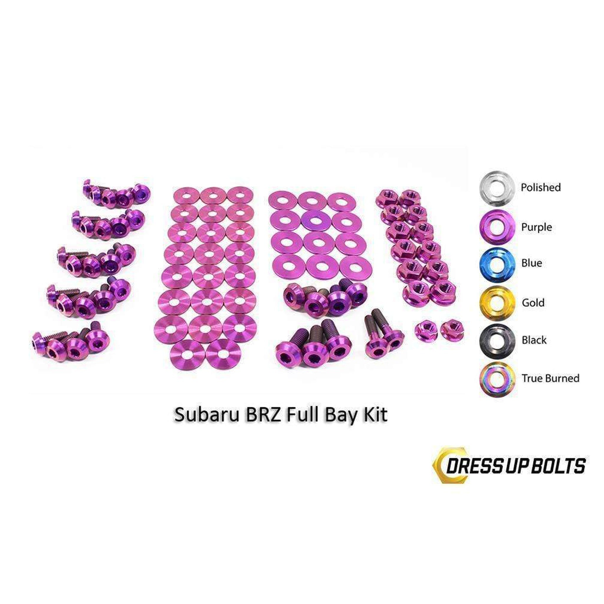 Fast Turn Fittings Stage 2 Subaru BRZ (2013-2020) Titanium Full Engine Bay Kit