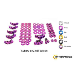 Fast Turn Fittings Stage 2 Subaru BRZ (2013-2020) Titanium Full Engine Bay Kit