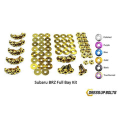 Fast Turn Fittings Stage 2 Subaru BRZ (2013-2020) Titanium Full Engine Bay Kit