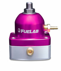 Fuelab 51502 Series Adjustable Fuel Pressure Regulator; EFI Purple | 51502-4