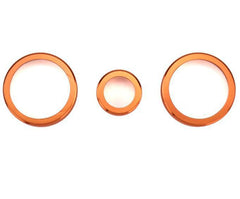 GCS Anodized Dual Climate Control Knob Trim Red 13-16 Scion FR-S / 13-20 Subaru BRZ / 17-19 Toyota 86 | B7-TO-11-001-R