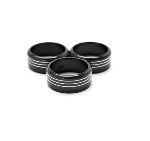 GCS Climate Control Knob Covers (3pc) Black WRX / STI 2015-2021 | ACKNOB-SUBARU-BK