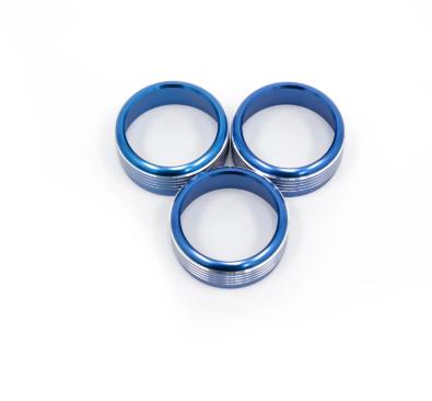 GCS Climate Control Knob Covers (3pc) Blue WRX / STI 2015-2021 | ACKNOB-SUBARU-BL